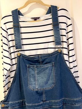 Denim Overalls plus size